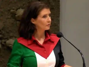 Profil Esther Ouwehand, Legislator Belanda yang Diusir Karena Pakai Baju Corak Palestina