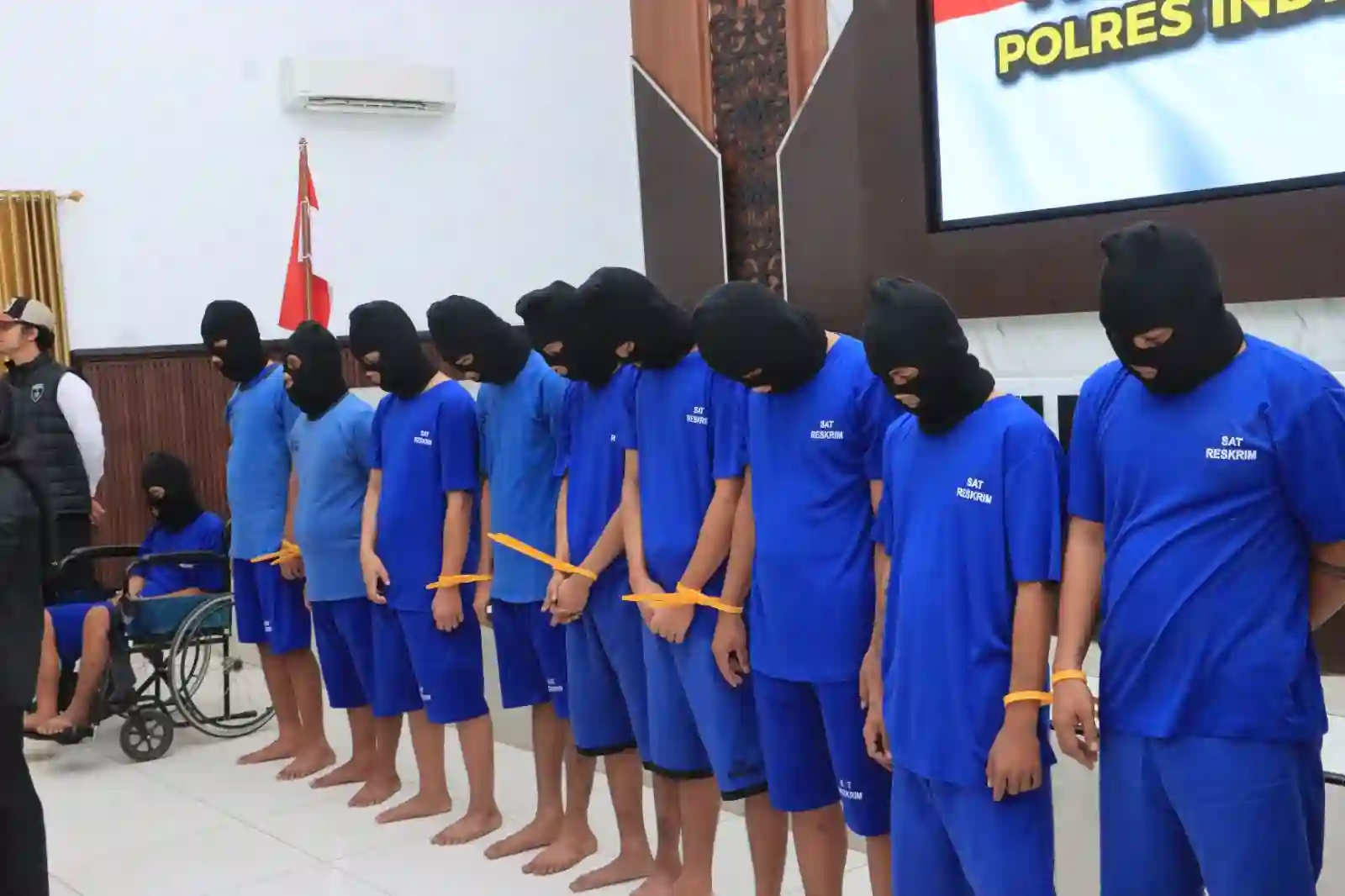 Satu Ditembak, Polres Indramayu Tangkap 14 Begal Sadis
