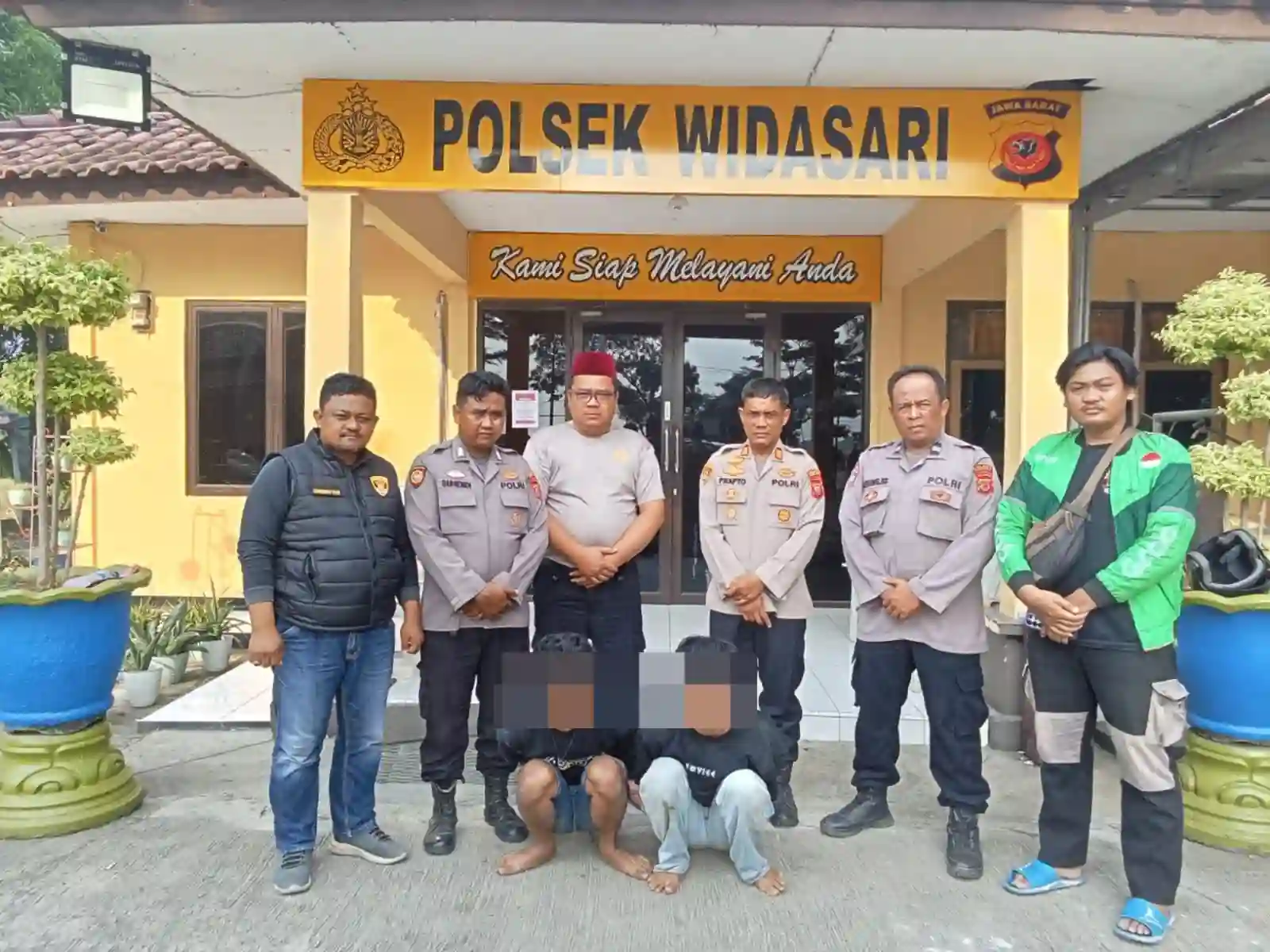 Polsek Widasari Gagalkan Pencurian Onderdil Truk