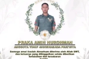 Praka Amin Gugur Usai Kontak Senjata dengan OPM di Teluk Bintuni