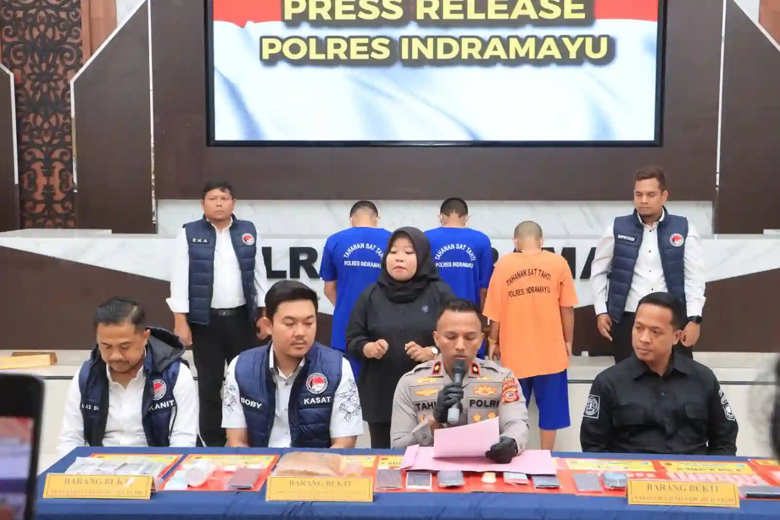 21 Terduga Pengedar Narkoba Diciduk Polres Indramayu