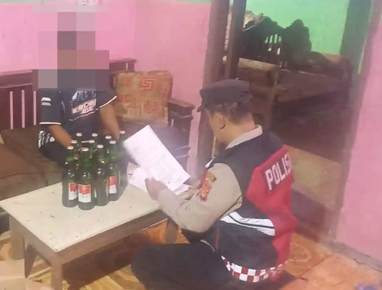 Miras dan Knalpot Brong Jadi Sitaan Polsek Bongas Antisipasi Gangguan Keamanan