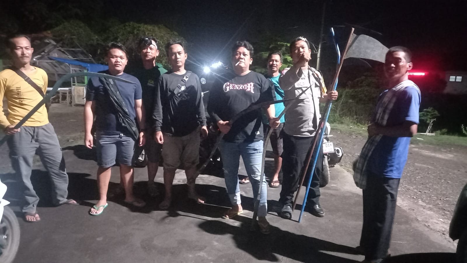 Polisi Kandanghaur Gagalkan Tawuran Geng Motor di Indramayu, 5 Motor dan 7 Sajam Disita