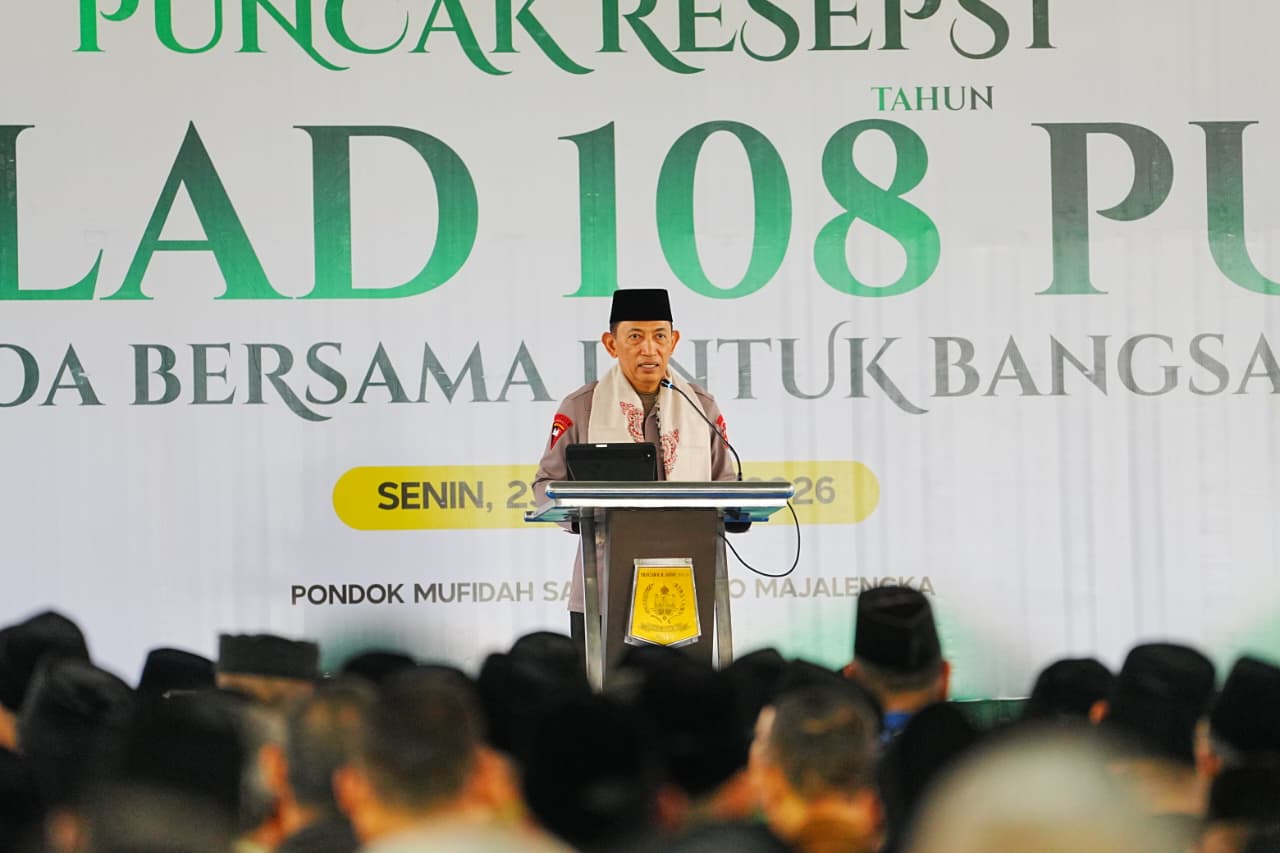 Hadiri Milad PUI di Majalengka, Kapolri Tekankan Persatuan Kunci Sukses Program Indonesia Emas 2045