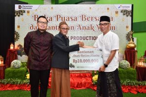 Ramadan 2026, Komunitas Pekerja Kilang Balongan Berbagi Santunan Rp40 Juta kepada Anak Yatim